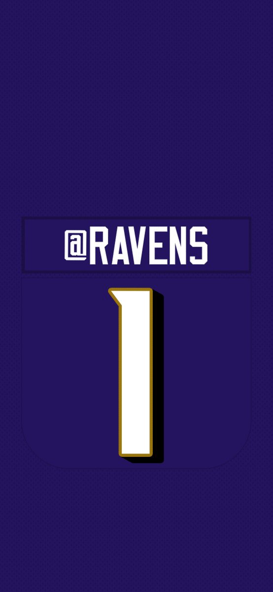 Want a custom Ravens background? Send us your last name (or Twitter handle) and jersey color request and we'll hook you up❗️ Sending jerseys from now until 12 p.m. ET❗️