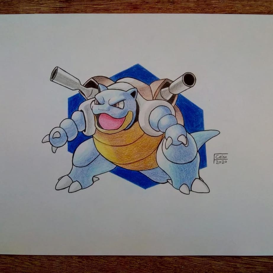 celso_art's tweet photo. #blastoise #pokemon https://t.co/2zWGU7AsFo
