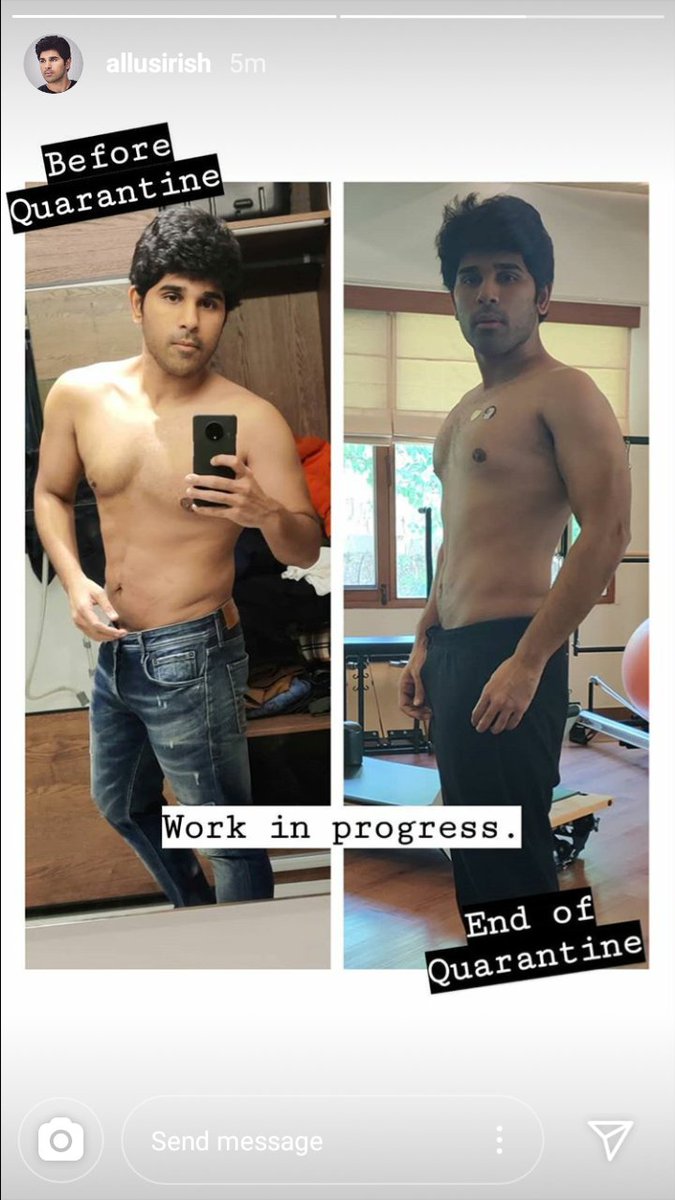 His dedication His transformation His workouts! @AlluSirish  #HBDAlluSirish 