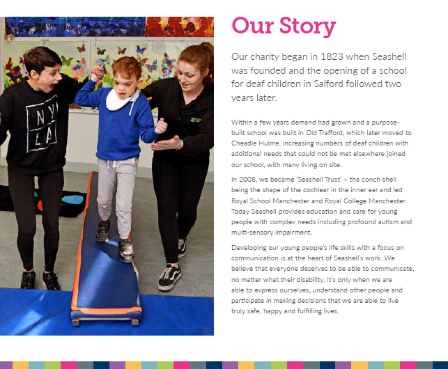 Our charity began in 1823 when Seashell Trust was founded, and the opening of a school for deaf children followed just two years later! Have a read of our story below 📚⬇️