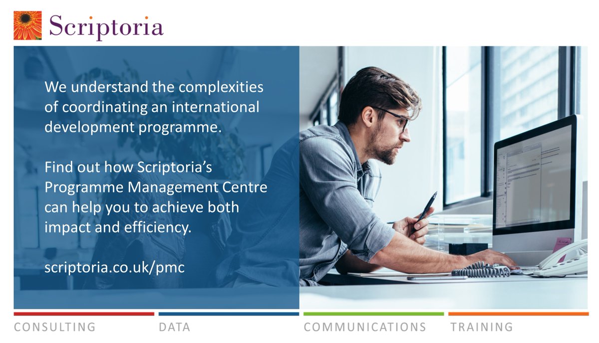 We understand the complexities of coordinating an #internationaldevelopment programme. Find out how Scriptoria’s Programme Management Centre (PMC) can help you to achieve both impact and efficiency: ow.ly/MgDS50zTAXR #sustainabledevelopment