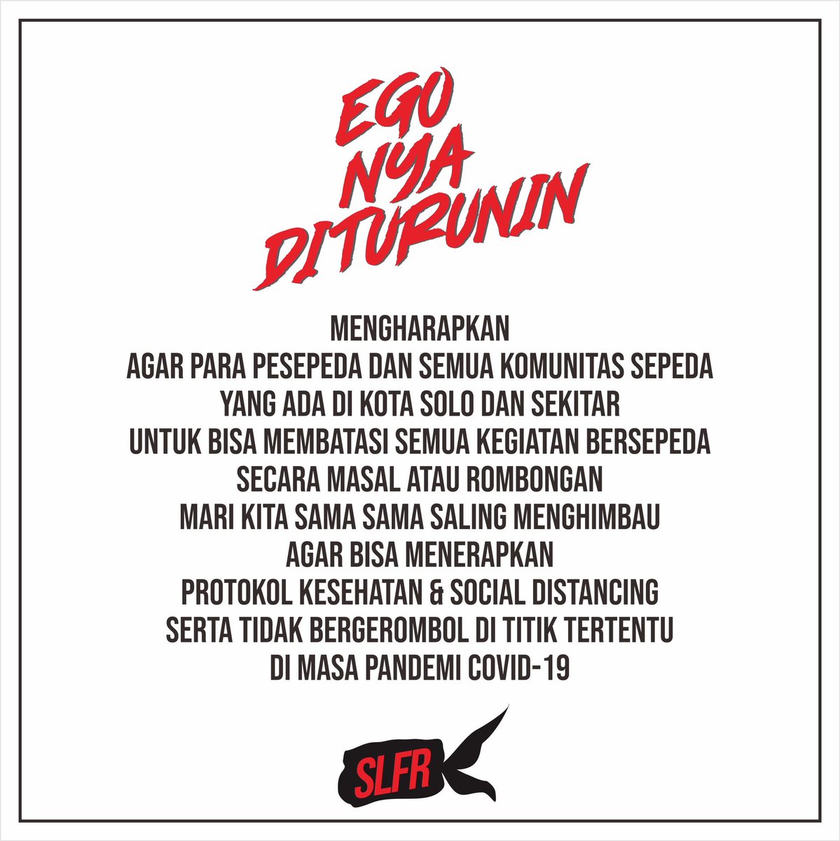 Hasil Rapat tindak lanjut laporan masyarakat terkait kegiatan bersepeda malam yg mengganggu ketertiban di masa pandemi Covid-19 di malam hari