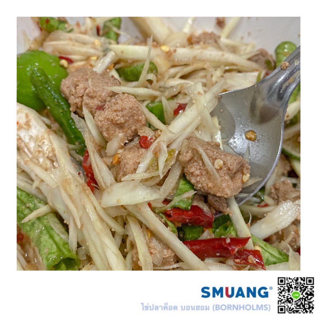 BornholmsTH's tweet photo. จากไข่ปลาค็อด วัตถุยอดฮิตแสนอร่อยจากยุโรป สู้ส้มตำรสเด็ด สุดจะแซ่บ🌶 แดนสยาม .. อาหารช่างไร้พรมแดนเสียจริงๆ😋

📣ไข่ปลาค็อด โปรฯ จัดหนักสุดคุ้ม‼️

275 บาท/กระป๋อง
ซื้อ 2 แถม 1 ส่งฟรีทั่วไทย

เมื่อสั่งซื้อผ่าน..
📲Line:bornholms_cod_roe
📬Facebook,Instagram,Twitter

#อร่อยบอกต่อ https://t.co/a08sJl7a3j