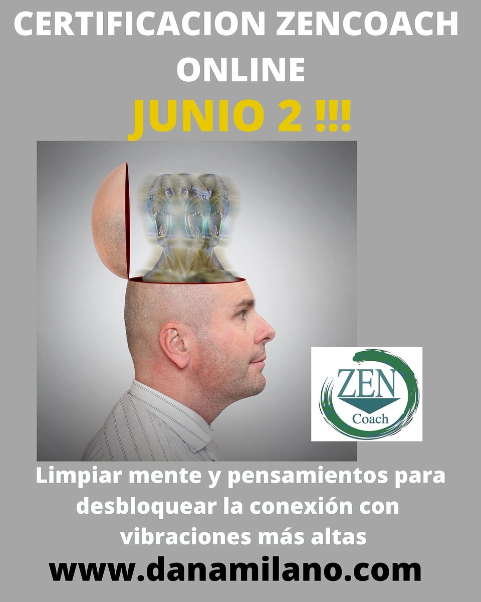 danamilano2012's tweet photo. La nueva realidad no es un cambio externo, es un cambio interno que tenemos que hacerlo suceder en cada uno de nosotros .La CERTIFICACION ZENCOACH es una propuesta para que te integres en este cambio de manera exitosa.
Próxima fecha JUNIO 2 https://t.co/VINhQDuVV7