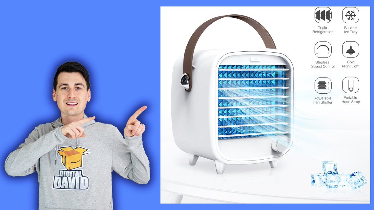 DigitalDavidREV's tweet photo. #SmartDevil Portable Air Cooler Full Review ↓↓
Are you typically 🥶 or 🥵?
Review: https://t.co/WfvTMWICkw
Buy on Amazon: https://t.co/W0uVXUv3Sc
#Fan #Cooler #Cool #PortableCooler #AirCooler #USBFan #USB #Fan #Unboxing #Unboxed #Unbox #Review #DigitalDavid https://t.co/oko4g1jlY8