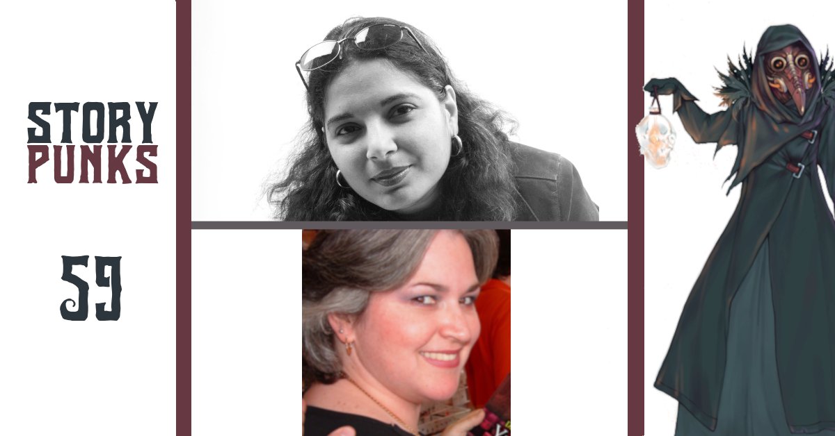 I think we could all use some #steampunk, so welcome back to Season 3 of the Storypunks Podcast. Today I chat with Danielle Ackley-McPhail <a href="/DMcPhail/">DAckley-McPhail</a> and Day Al-Mohamed <a href="/DayAlMohamed/">Day Al-Mohamed</a>, who co-authored Baba Ali and the Clockwork Djinn. Join us! wp.me/p9dxXy-J1