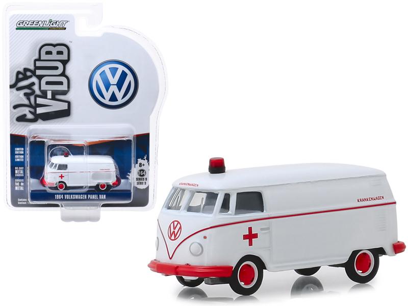 Check out this product 😍 1964 Volkswagen Panel Van Ambulance White Club Vee V-Dub Series 9 1/64... 😍 by Greenlight starting at $13.11. Show now 👉👉 shortlink.store/elbH7hJB4h