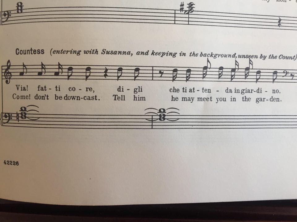 It seems that Mozart is very with the times #lockdowneasing #MarriageofFigaro