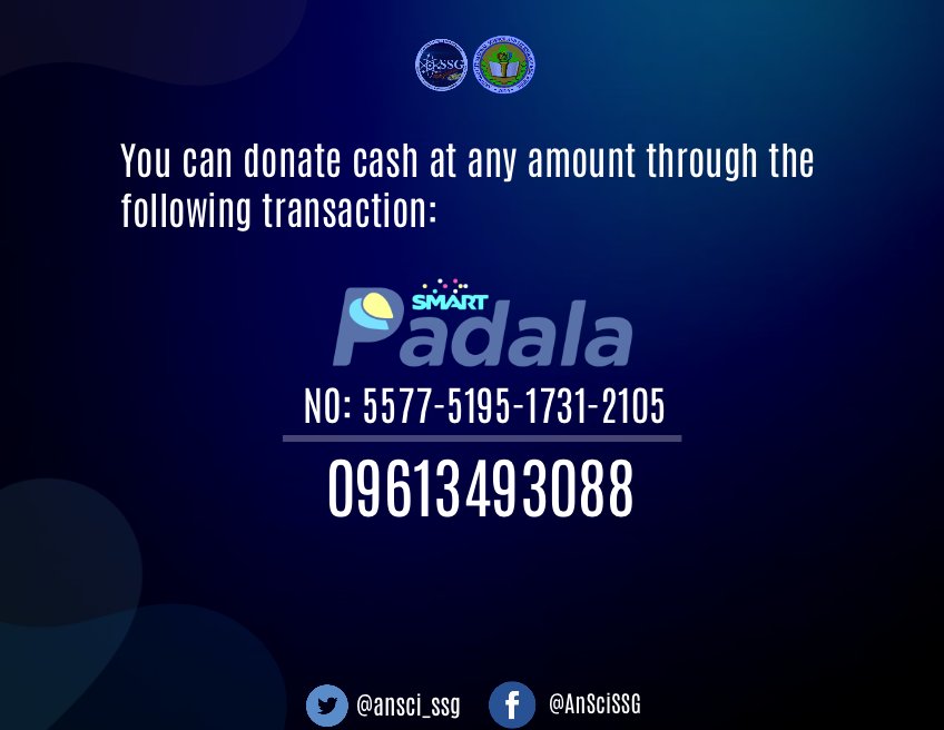 AnSciSSLG's tweet photo. #HelpForACause
In the middle of this crisis, we, the Supreme Student Government, are asking for your favor to extend a helping hand to our fellow student.
For those who are not able to donate, sharing and retweeting this will be a big help. (1/3) https://t.co/ifzBdzM3Ut