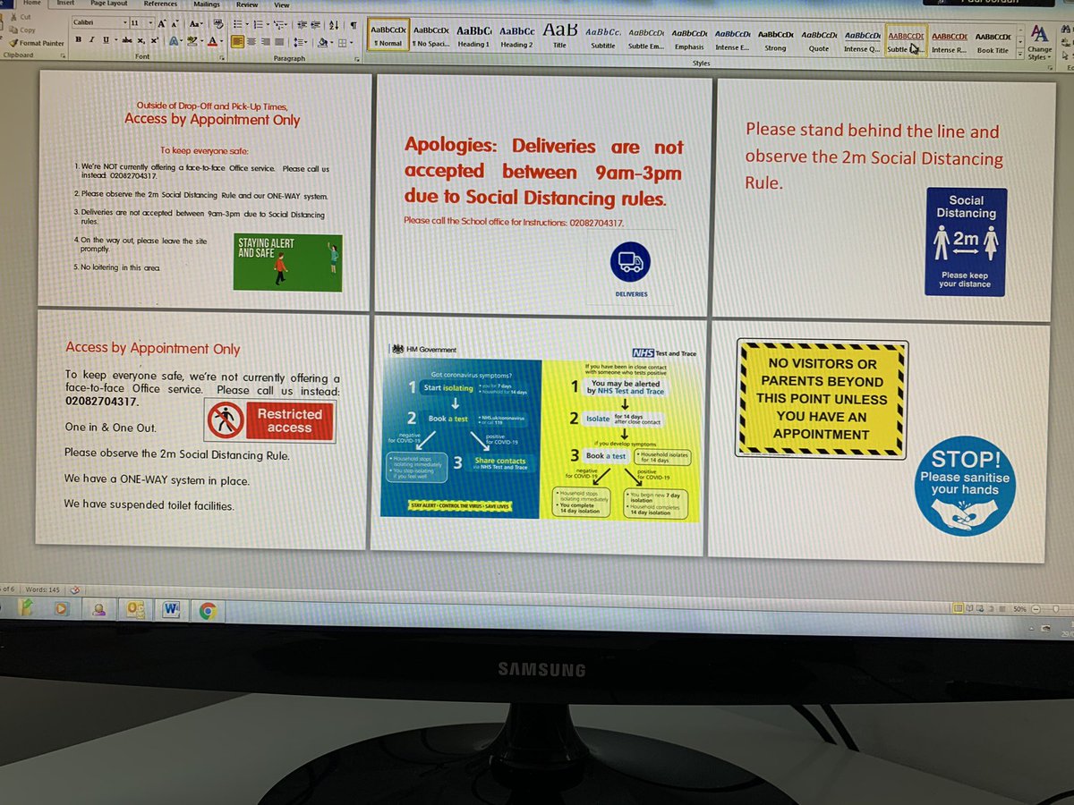 TVInfants's tweet photo. We’re implementing safety measures ahead of our partial reopening. Today important staff training on risk assessments. See @ParentMail email 4 more information & *everything* you’ll need to know. #StayAlert #Covid19UK #COVID__19 #BackToWorkSafely #onewayonly #BackToSchoolSafely https://t.co/vlNUOQR0iQ