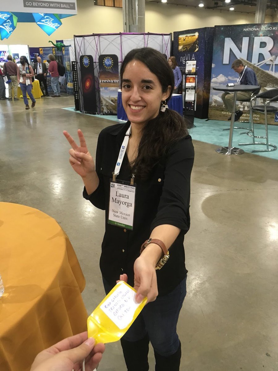 ET_Exists's tweet photo. #WomenInSTEM Twitter Series Episode 27:
Dr. L. C. Mayorga (@mayorgalc) is in her third year as a Harvard Future Faculty Leaders fellow in the Solar, Stellar, and Planetary Sciences (SSP) division at the Harvard-Smithsonian Center for Astrophysics. She likes cats and Star Wars. https://t.co/bFZXlO8Wly