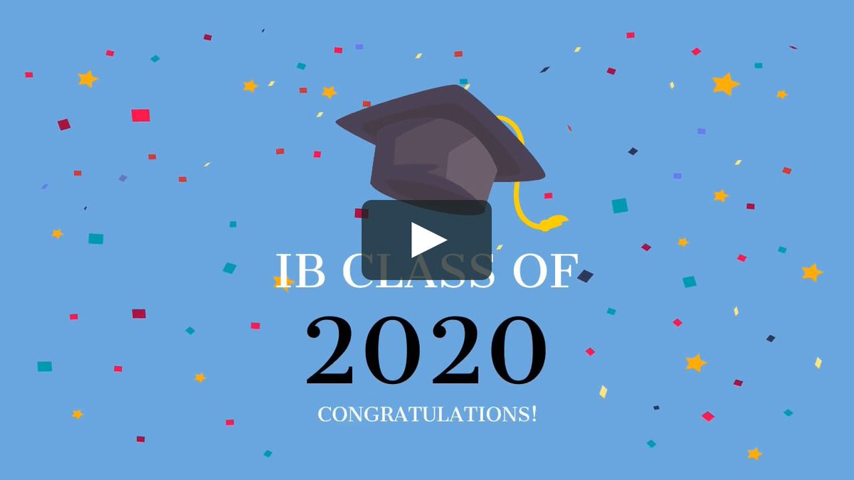 🎓 Congratulations Class of 2020! 🎥 bit.ly/2ZPCblc #IBTogether