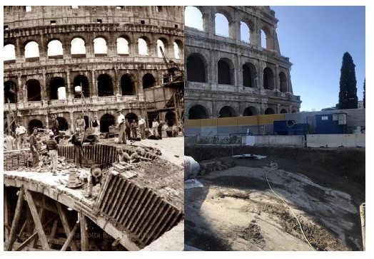 MetroCScpa's tweet photo. Fori Imperiali Station: work in progress. Read more about  https://t.co/0GU0rkpHIp
#Linec #blog #news #MetroC #underconstruction https://t.co/fTjmovZ2hG