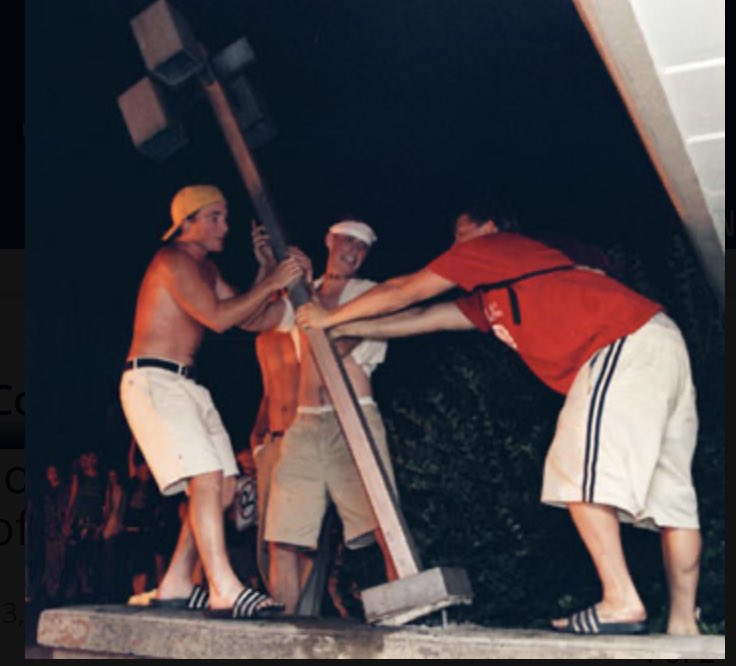 July 13, 1998($150,000 worth of damages) Drunken Penn Staters crowd Beaver ave during Arts fest at 1:30 am setting fires, uprooting street lights and looting the streets. For guess what?? No fucking reason. Two people injured, one was burned the other got hit with an object.