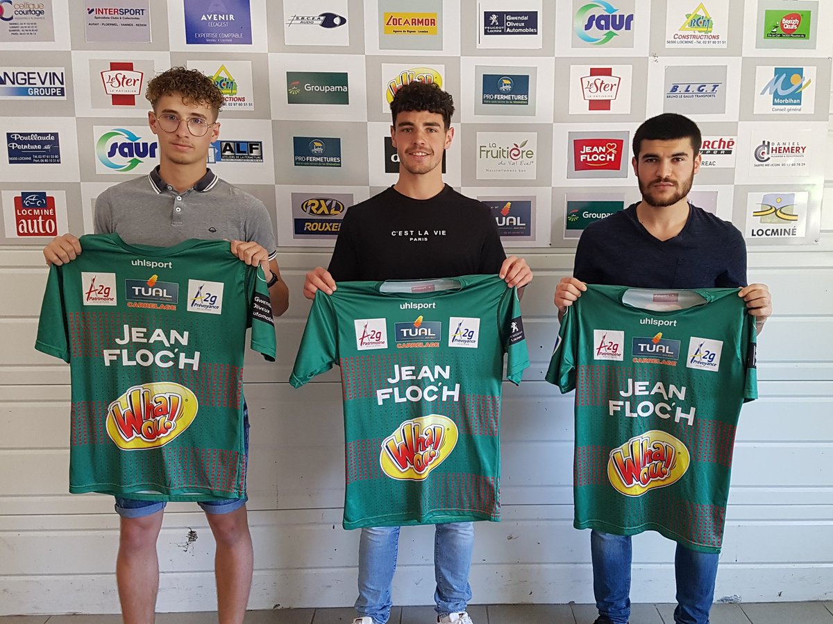 stcolocmine's tweet photo. [INFO MERCATO]
Aurélien SOUFACHÉ , 19ans, milieu de terrain (Stade Pontivyen - N3)
Ewen CADO, 19ans, latéral droit (Keriolets de Pluvigner - R1)
Yusuf AKTAS, 19ans, attaquant.
Il arrive du Vannes OC  (R1)
Nous leur souhaitons la bienvenue  à @stcolocmine ! 💚❤ https://t.co/p9NNjHIJY2