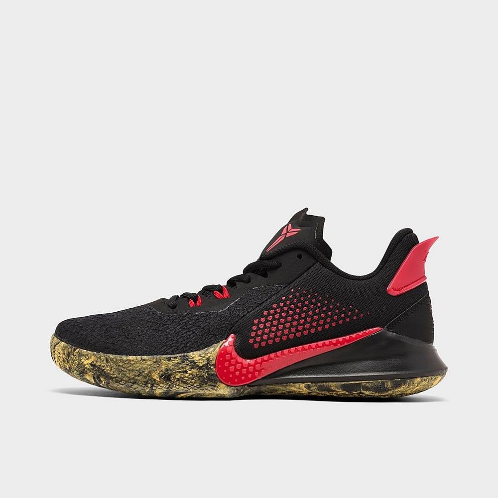 nike mamba fury black red