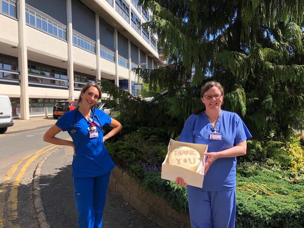 K_and_R_NHS's tweet photo. Huge thanks to @BaxterStorey and @Socialco_ for the amazing rainbow cupcakes delivered to us this afternoon.. you have brightened up our Friday! 🌈 https://t.co/LOIRVloXOl
