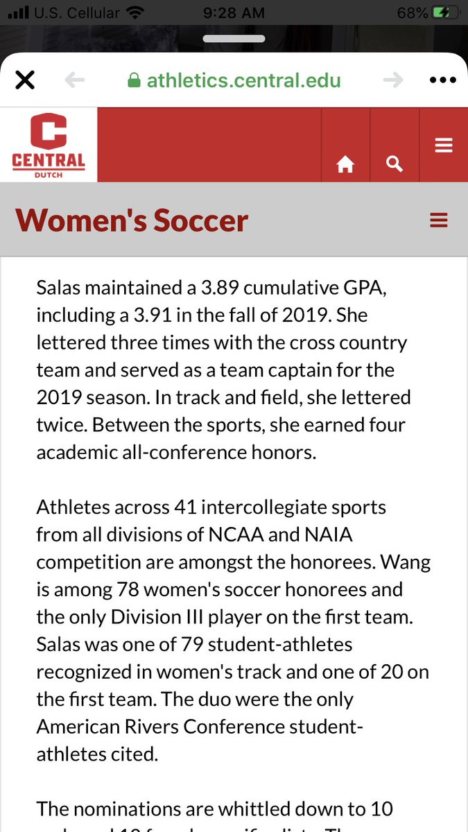 coachkleiner's tweet photo. Congratulations Salas!!! #formerstang #smartrunners https://t.co/fxCCPZGnwP
