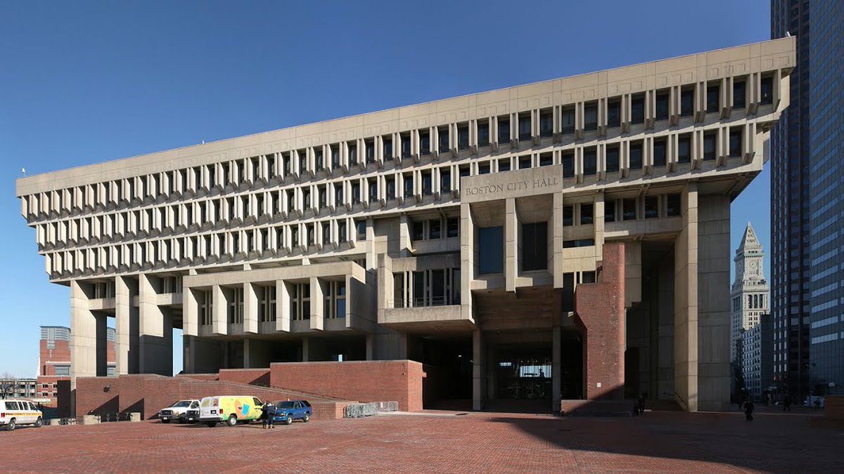 The aforementioned brutalist architecture, it's our jam.