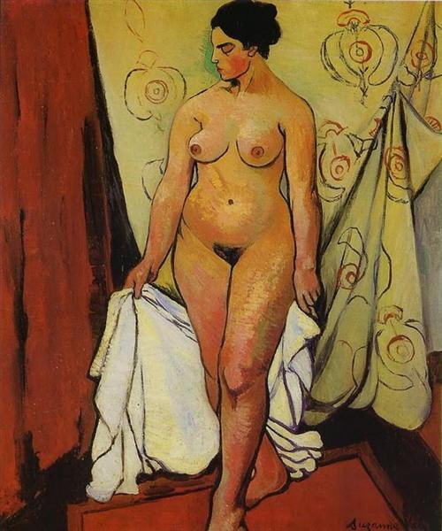 Valadon began painting full-time in 1896. Initially, she painted still life, but she became famous for her paintings of female nudes. She didn’t paint idealised female bodies like other artists. Her work was considered very shocking at the time - but she wasn’t done yet