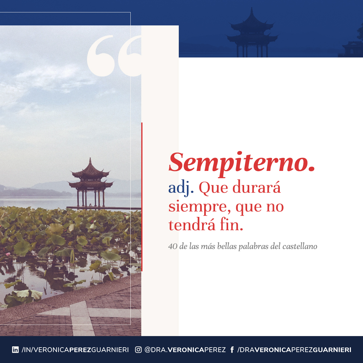 VeroGuarnieri's tweet photo. 🔤 [#Lenguaje] Algunas de las más bellas palabras del castellano.
--
#1nt #xl8 #languages #1ntevents #xl8events #terps #increasedparticipation #leadership #professionalservices  #IA2020 #VRI #RSI #RemoteInterpreting #DSI #español #idioma #palabras https://t.co/k8Hg0BBeHf