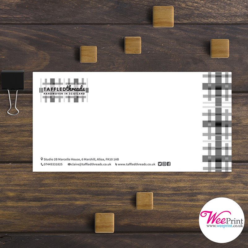 Hit the right note with our personalised compliment slips, perfect for adding a personal note to your orders.

Order yours today
weeprint.co.uk/compliment-sli…

<a href="/taffledthreads/">Claire Hunter</a> #tartan #scotland #weaving #craft