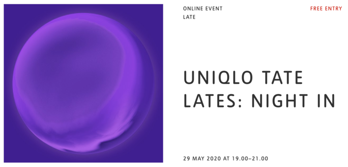 SarahMarieOB's tweet image. Tonight's @Tate Lates with @UNIQLO_UK looks absolutely fab with a stellar line up with some familiar names like @_theAnnaLog of @Place_Purpose. Two packed streams of content to enjoy from home.

tate.org.uk/whats-on/onlin…