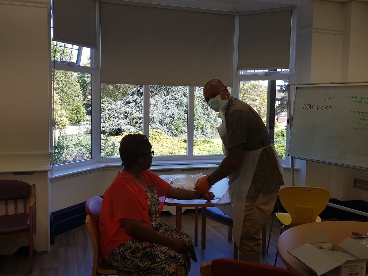 ImranKhan_HTT's tweet photo. Staff at HTT busy today getting covid-19 Antibodies test done. Well done all HTT staff for organising this on a very short notice.@cfodonnell99 @DrAmjedHossain @ShanleyOliver @AzomNHS @Mog_ADON @nutsaboutnursin @amrikaamyangel @ https://t.co/KSoJ6d2spO