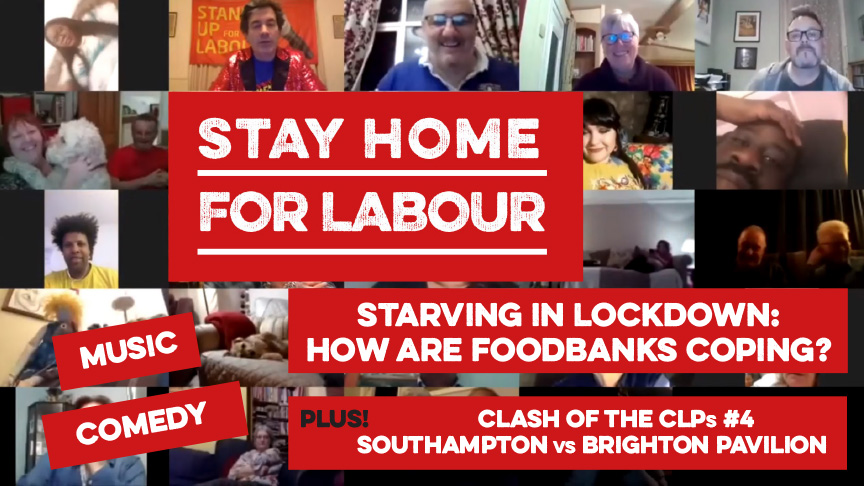 Tomorrow (Saturday 30th May) at 3pm!
We hear from foodbanks all over the country about how they are coping with unprecedented demand. #foodbanks 
Plus 'Clash of the CLPs' between @PavilionLabour @soton_labour 
Register here👇
eventbrite.co.uk/x/stay-home-fo…