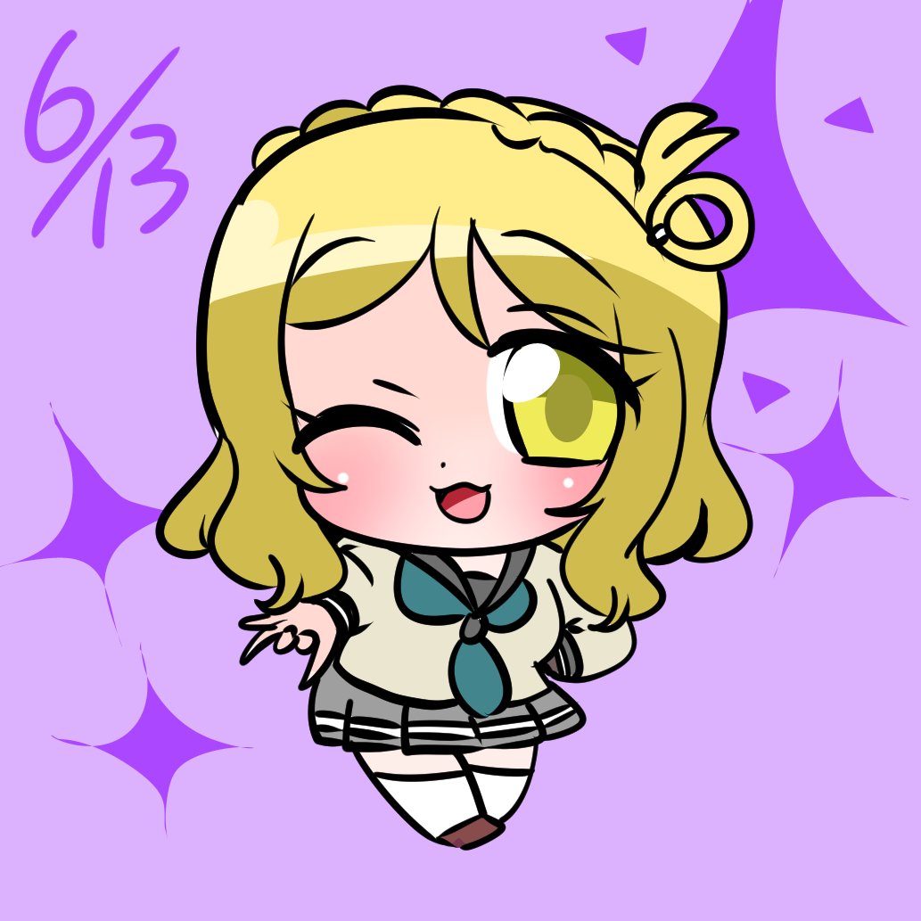 小原鞠莉生誕祭 中音ナタ にじそうさく04 A 11のイラスト 小原鞠莉生誕祭 中音ナタ にじそうさく04 A 11のイラスト