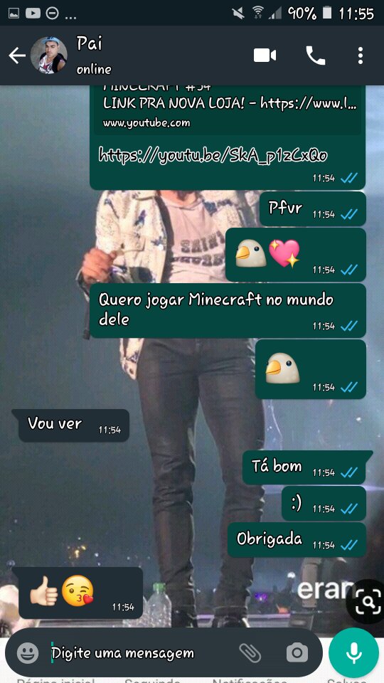 bolsonaro_fdp's tweet photo. @felipeneto estou tentando convencer meu Pai (Ele é Bolsominion) A se inscreve no seu canal , Espero que ele veja. Bjooos <3

Informação desnecessária:Minha foto de fundo do cll é do JungKook do BTS 
Tá aí os prints https://t.co/ZrKQDcp327