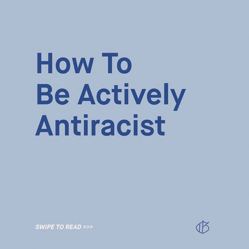 how to be actively antiracist-a threadcr: insta @/goodgoodgoodco #BlackLivesMater