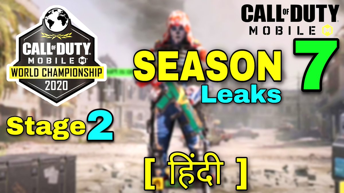 BongYodha's tweet image. World championship 2020 stage 2 and season 7 leaks in hindi.....

Video : youtu.be/R25ZUZIk208

@PlayCODMobile @CODMLeaks @CODMobileGame @CODMOB