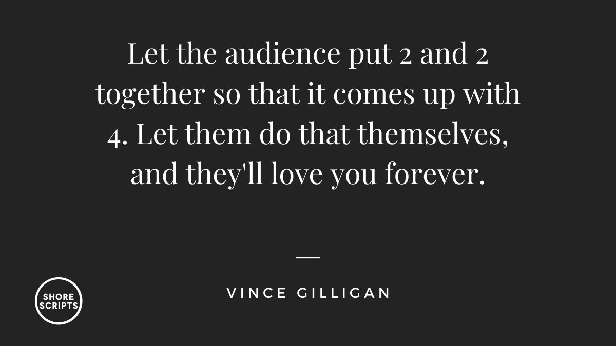 ShoreScripts's tweet image. INSPIRATION from Vince Gilligan! Before BREAKING BAD, Gilligan was a writer and producer for the X-FILES and was the co-creator of its spin-off THE LONE GUNMAN. [IMDb]

Find out more about becoming a screenwriter.shorescripts.com

#screenwriting #filmmaking #writingfortv