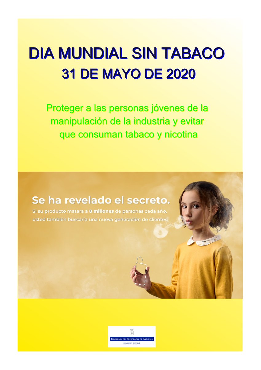 Día Mundial sin tabaco 2020
astursalud.es/en/noticias/-/…