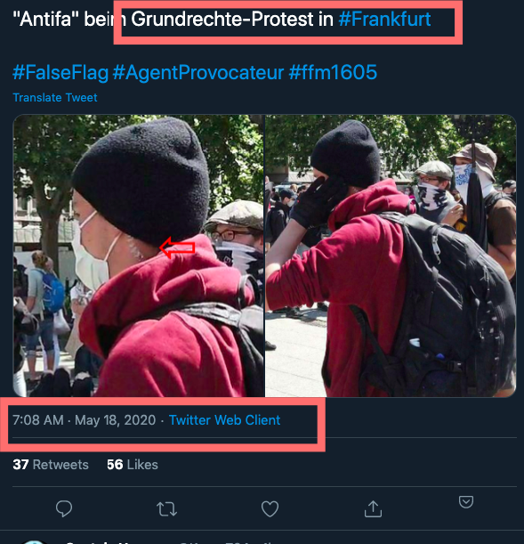 11. I don't want to speculate, but from the timing of this tweet and the responses it seems like the implication is that the photo is from Minnesota. It's not. Here it is from 10 days ago, being tweeted in a German context.