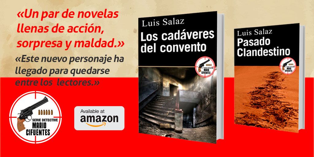 LuisSalazPTV's tweet photo. "Un par de novelas llenas de acción y maldad". ¡Descúbrelas! #Amazon #KindleUnlimited #QuéLeer #OnlyBooks  #YoMeQuedoEnCasaLeyendo 📚📚🔝💯https://t.co/BuBtA6Khvm https://t.co/S8zUNTmfcX