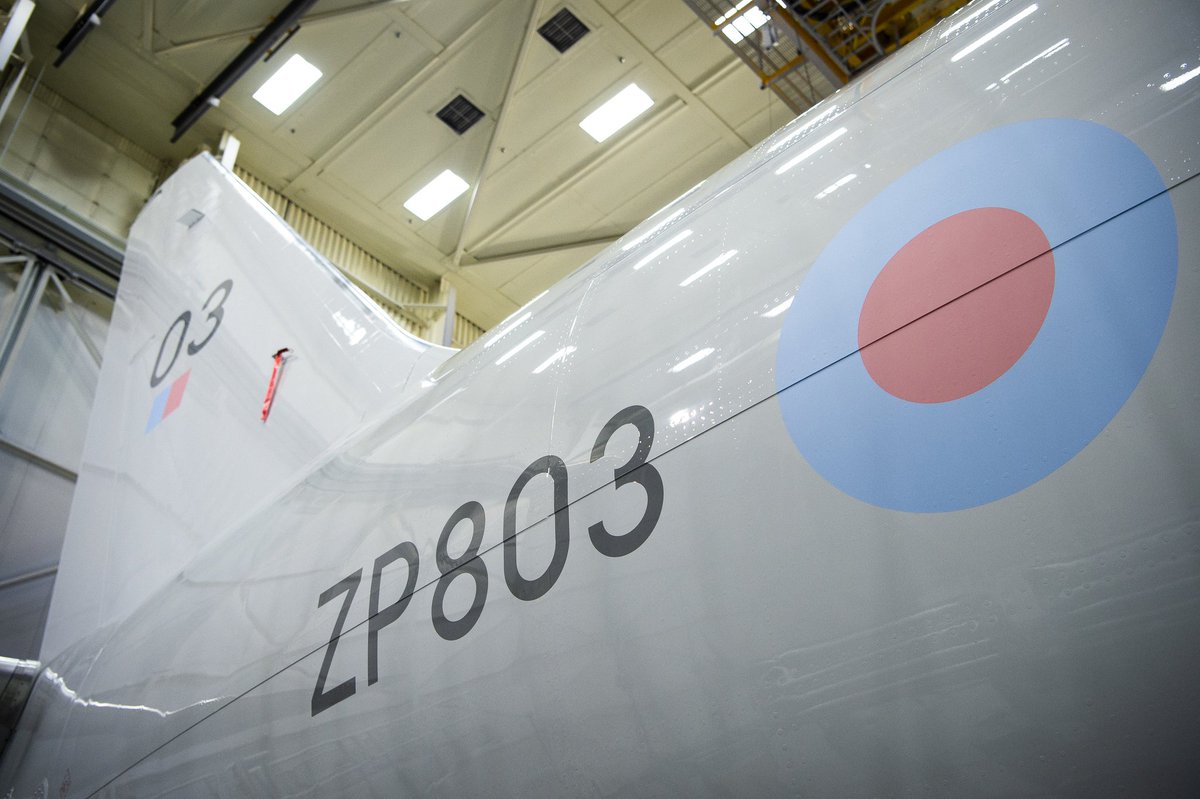 We are proud to reveal ZP803's new name as she comes out of @Boeing paint shop; 'Terence Bulloch DSO* DFC*'. Sqn Ldr Bulloch was a @CXX_Squadron pilot during WW2 with an impressive record as the highest scoring pilot in Coastal Command, someone for our crews to aspire to.