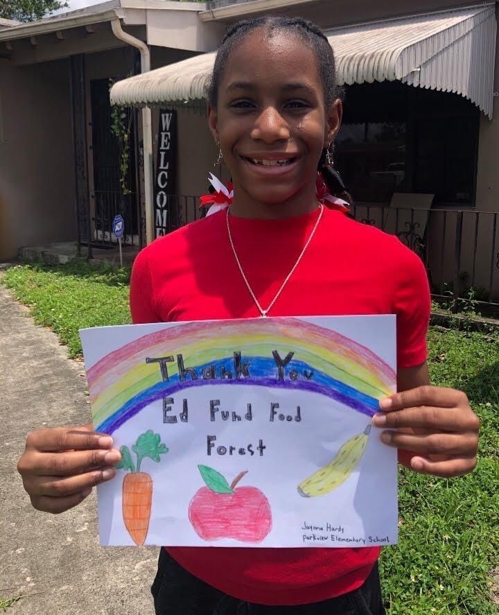 EducationFund's tweet photo. Thank you Joyana!
#edfundcovid19relief #parkviewelementary
#foodforestsforschools⠀⠀ https://t.co/pV7CiqaXVt