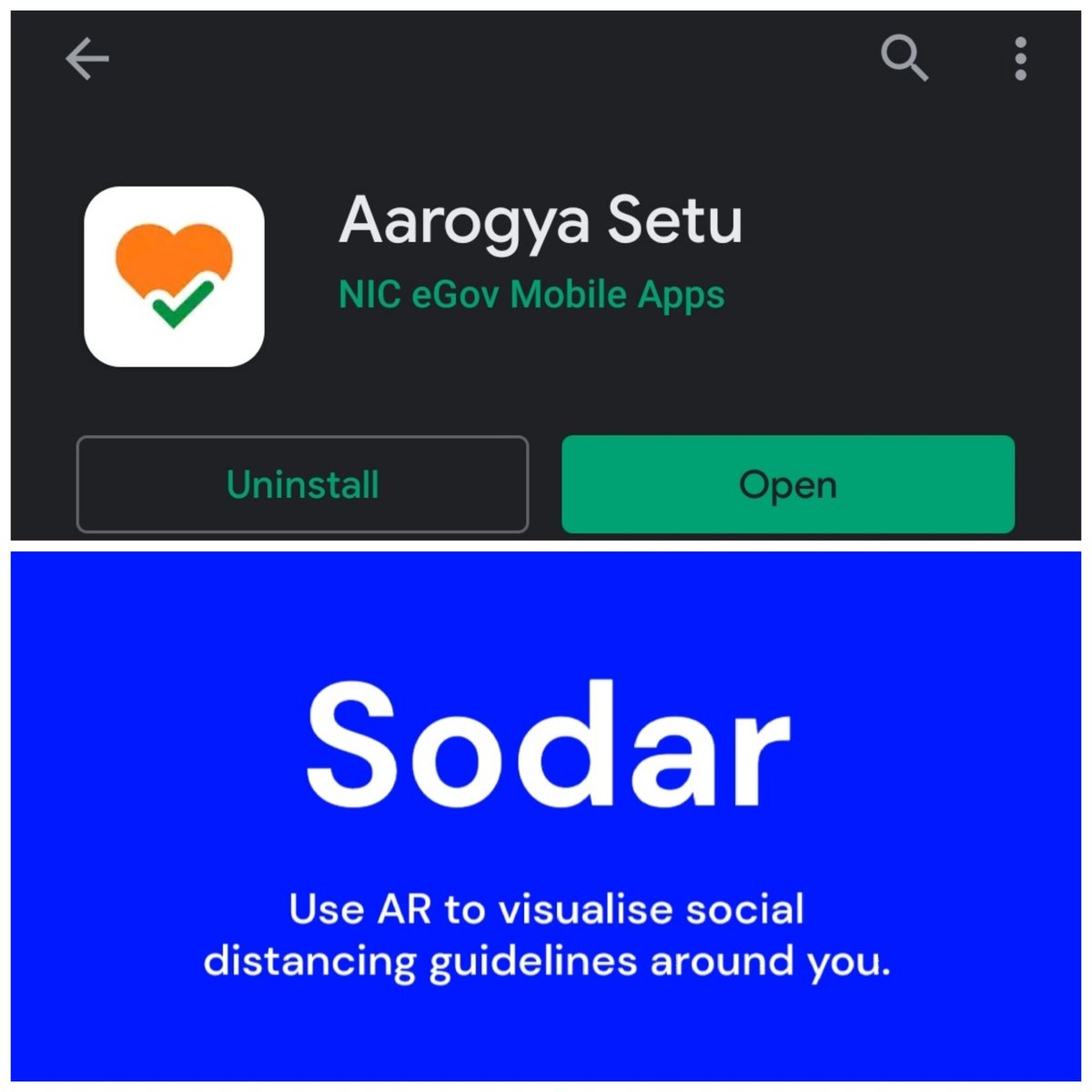 backspacetells's tweet photo. Toh kaise hai aaplog😎..
I hope you guys are fit and well👌
Dont be irresponsible in covid days..stay home stay safe💐
Make "Aarogya setu" and "Sodar" your personal assistant one is for guard against covid patients and another is for maintain social distance https://t.co/89CWlPOxvy