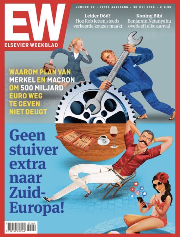 RLanschot's tweet photo. De cover van Elsevier vol stompzinnige stereotyperingen, maar nu ook vanuit een ander perspectief... 

@ewmagazinenl #elsevier

@VoltNederland https://t.co/DYtfPFcLl1