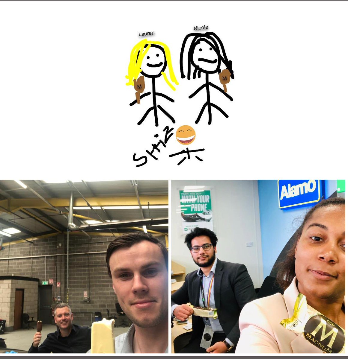 EnterpriseManc1's tweet photo. The perfect day for an ice cream thank you to the Manchester Airport A team for another successful week keeping Britain moving #u3elite #cleancarpledge @chrisbrowny10 @dayrowan @gpincheshire https://t.co/UuOBVnRomY