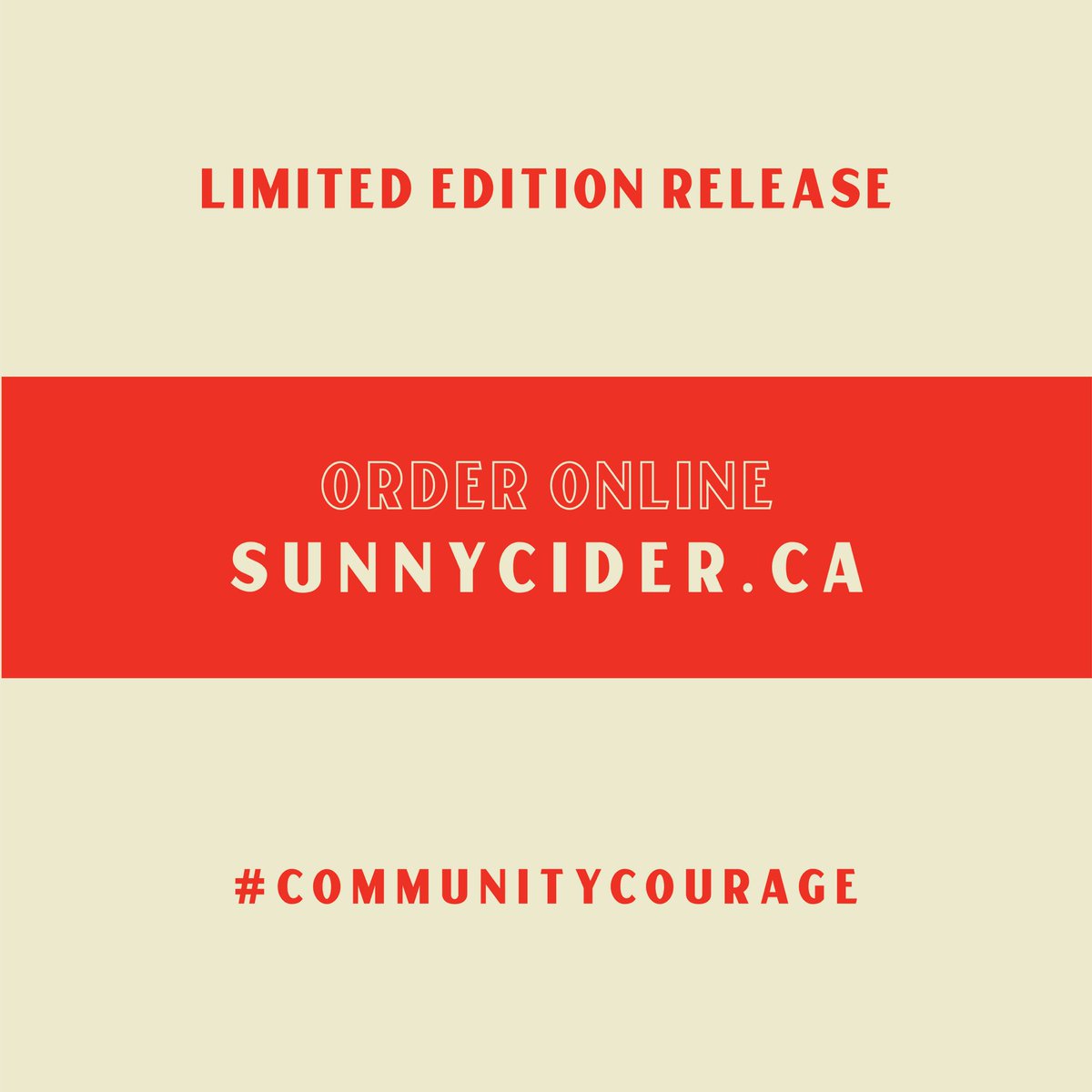 sunnycider_ca's tweet photo. Get your courage orders in for delivery by noon for delivery. Great way to enjoy a cider and support a worthy effort by The Alex Health Centre providing medical support for vulnerable Calgarians. https://t.co/0pA02xYdca. #InThisTogether #communitycourage #realcider #glutenfree https://t.co/Cb6YKJxLYH