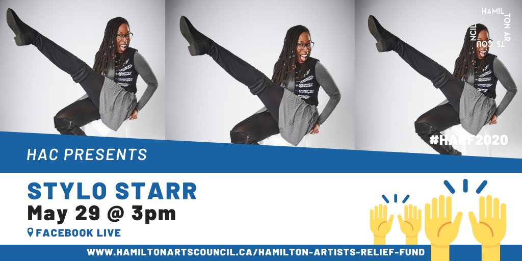 HamArtsCouncil's tweet photo. 🔆 Join STYLO STARR at 3PM! 😎
🌐https://t.co/RdTTpr2tpb
Stylo Starr is a visual alchemist, known primarily for her multi-layered #collage work, which has been featured both locally and internationally.
#HARF2020 #HAMONTMUSIC #ARTS #Covid_19 https://t.co/Lqen9uigtN