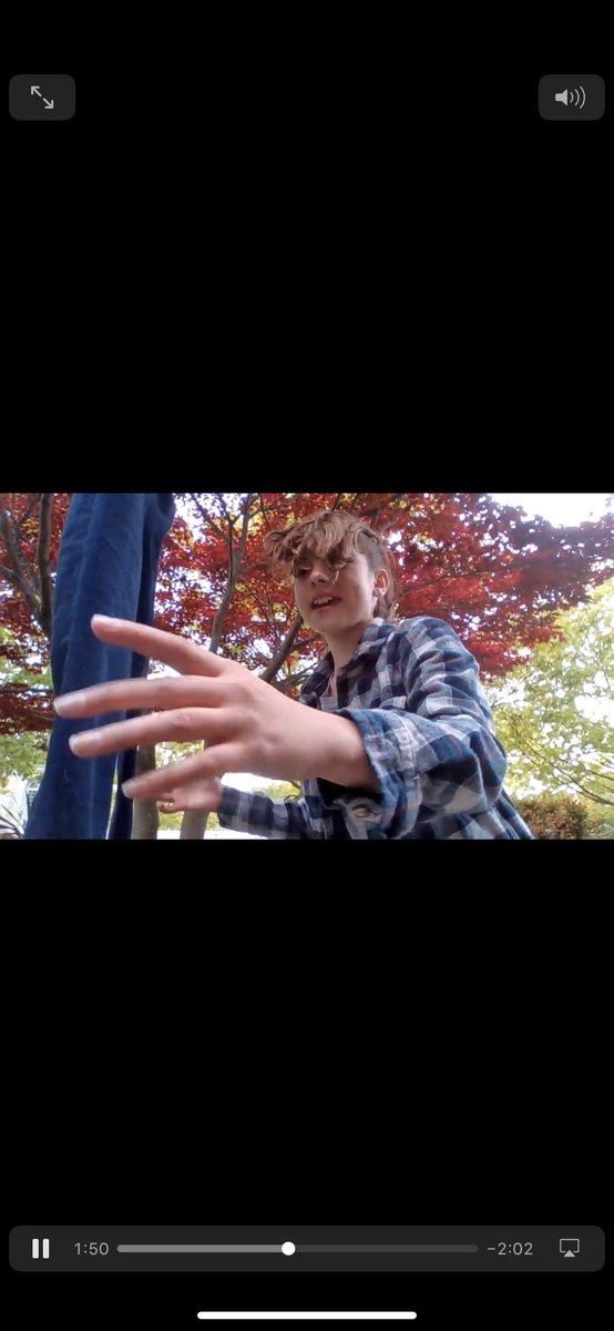 This one student show blew me away. She wrote, produced, filmed, and played every character in her lost scene from Gilly Hopkins. 👏 #tois drive.google.com/file/d/19P7jeU…
