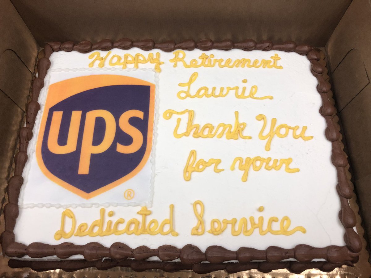 Happy Retirement after 2️⃣7️⃣ years to Laurie Holden of The Doylestown Center.....Enjoy!! We will miss you😀🎂🎉🍾@buivydased @FredCarr_ups @robnich45984002 @KVUPS @ChesapeakUPSers @EastUPSers @ChesapeakeWoman @PamAndrewsUPS