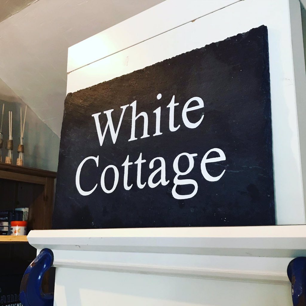 AdamDoesDesign's tweet photo. Slate house sign https://t.co/OqBK2DExiS