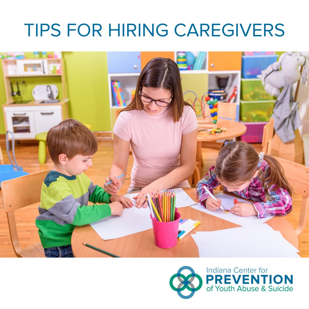 As we begin to return to our jobs, finding childcare is at the top of our to-do list.  Click the link below to visit our parent resource page for tips on hiring caregivers as well as other important info. 

indianaprevention.org/parent-resourc…