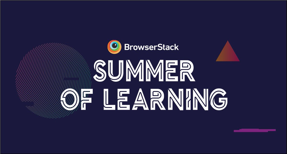 browserstack's tweet image. We will be going live with the episode 5 of #BrowserStackSummerofLearning in 15 mins. ⏰
Join us for the session at 4 PM UTC and learn why cross-browser compatibility proves to be a significant blocker for QAs even today.
Join us - browserstack.zoom.us/j/98898571070
#FragmentationTesting