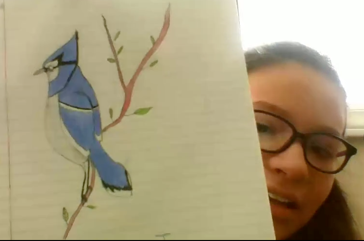 KayePluth's tweet photo. Here's an awesome creation by a student artist! #CCSArtsDay #BulldogStrong #SCELearnsatHome #CCSArts https://t.co/26doNCEPtU